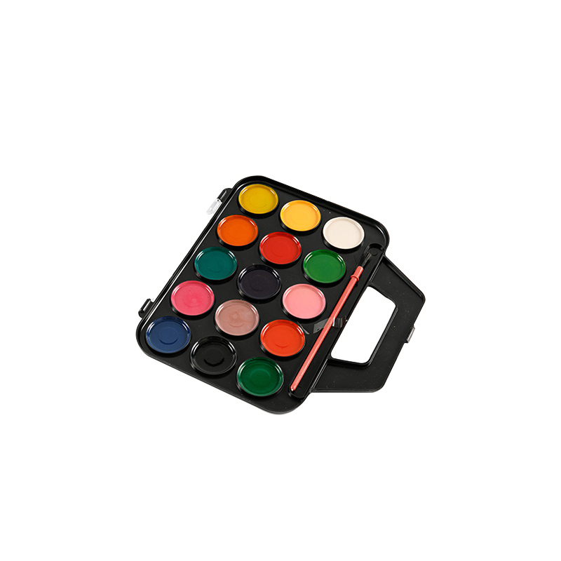 Instructions for use of semi moist watercolor paint