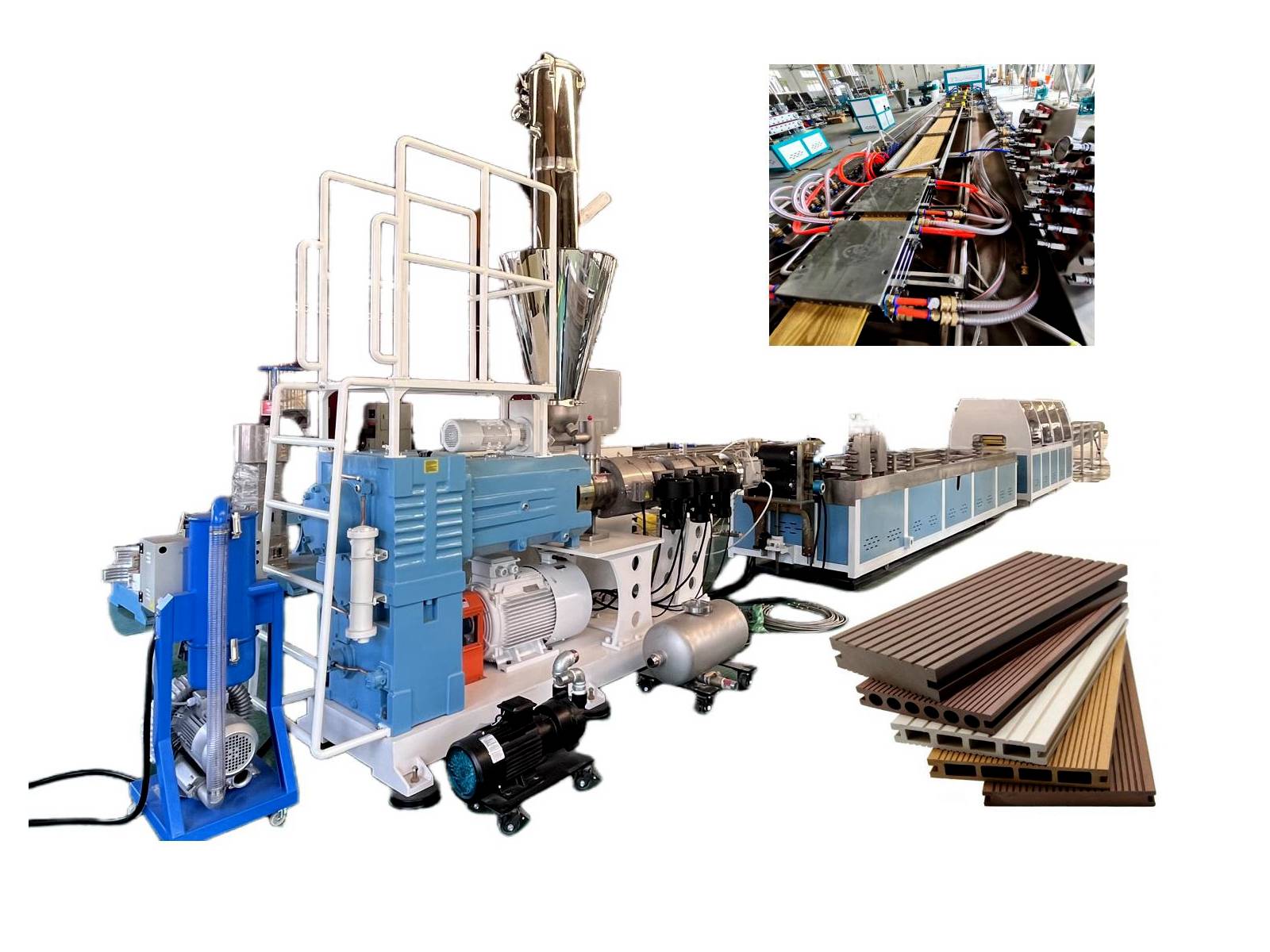 Optimizing Production: Unveiling the Efficiency and Customization Options of the WPC Decking Production Machine