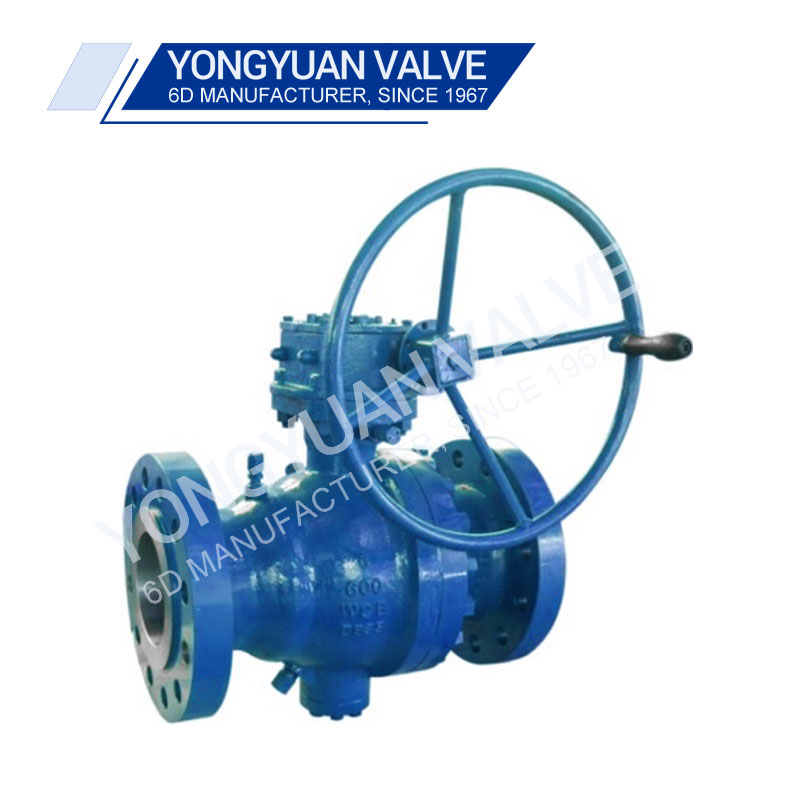 Reliable Flow Control: 2-Piece Trunnion Ball Valve Built to API 6D